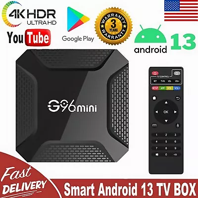 2023 Smart TV Box Android 13 4K HDMI Quad Core HD 2.4G WIFI Media Stream Player • $22.99