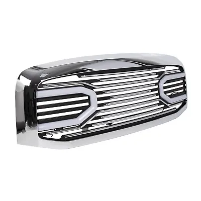 For 06-09 Dodge RAM 2500 3500 1500 Front Hood Chrome Big Horn Grille+Shell+Light • $182