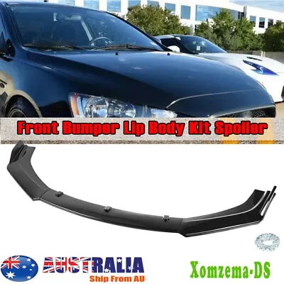 For Mitsubishi Lancer CE CF CJ CY 3Pc Front Lip Splitter Spoiler Body Kit DS • $54.95