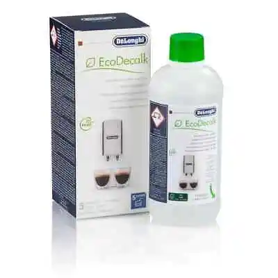 $38.45 • Buy DeLonghi Descaler Cleaner Espresso Coffee Machine In 500ml - EcoDecalk DLSC500