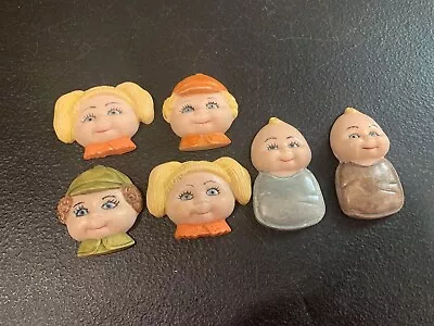 Lot Of Ceramic Baby & Kids Magnets Vintage Painted Mystery From Mold • $9.99