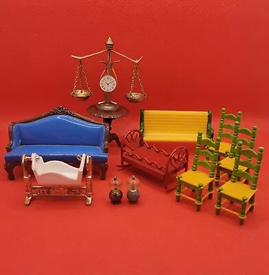 Vintage 1980s Dollhouse Furniture Lot The Littles Mattel Miniatures • $40