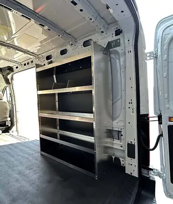 Aluminum Shelving Unit For Medium & High Roof Full Size Ford Transit Van  NEW • $659.95