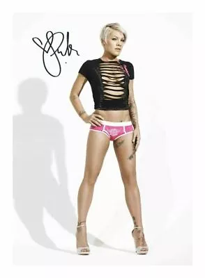 P!nk Pink Autograph Signed Pp Photo Poster • £6.89