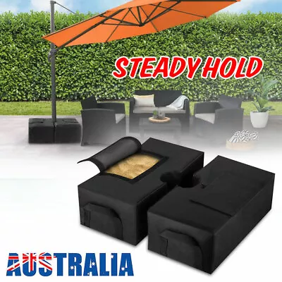 $19.95 • Buy Waterproof Weight Sand Bags For Sunshade Umbrella Base Stand Beach Parasol Tent
