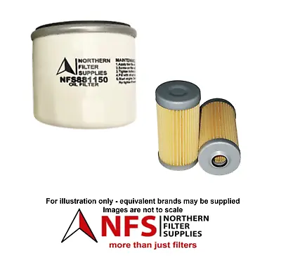 NFS Filter Kit Oil Filter And Fuel Filter Fits YANMAR Engine 1GM 1GM10 2GM 2GM20 • £17.50
