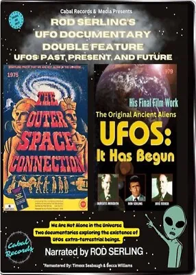 ROD SERLING-UFOS Past Present & Future -Double Feature 2024DVD +FREE Streaming • $25