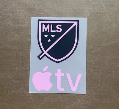 Inter Miami APPLE TV + MLS Sponsor 2023 Away Original Print Sleeve Patche • $6.99