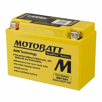 Motobatt AGM Battery For Yamaha XT660 R 2004-2017 • $80.95