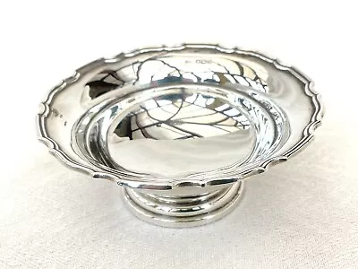 STERLING SILVER SMALL PEDESTAL BOWL  - Walker & Hall Sheffield 1932. • £9.99