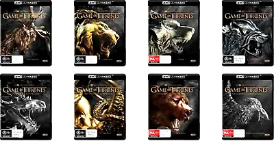 Game Of Thrones: The Complete Series | Seasons 1-8 (4K Ultra HD) NEW & SEALED • £128.96