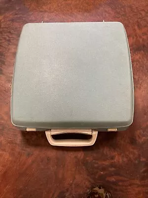 Vintage 1960s Smith Corona Corsair SCM Aqua Typewriter • $20