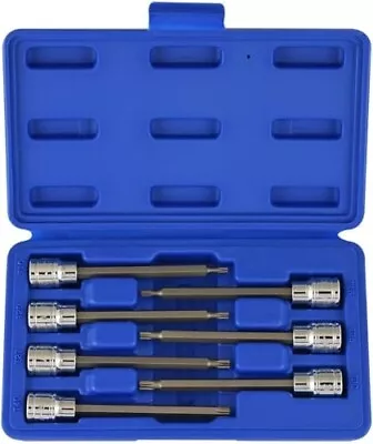 10080A 3/8” Drive Extra Long Torx Star Bit Socket Set | 7 Piece | T10 To T40 ... • $25.49