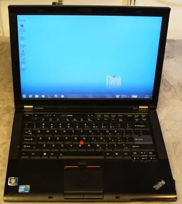 Lenovo ThinkPad T410 For Parts Booted 320GB HDD Wiped 2GB Ram I5-M540@2.53GHz • $50.66
