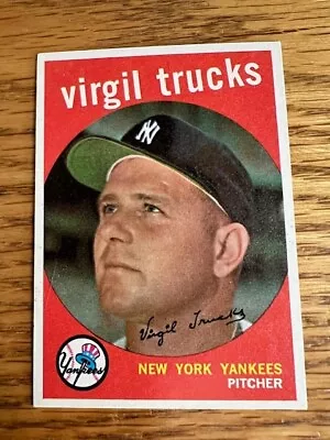 1959 Topps  #417 Virgil Trucks EX+ Yankees • $3