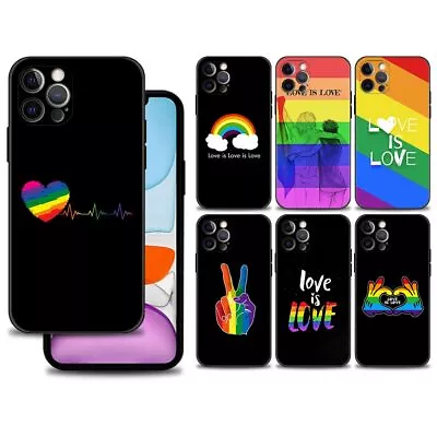 £9.60 • Buy Rain Bow Pattern Capinhas LGBT IPhone 13 12 11 Pro Max XS Max XR X Case Cover