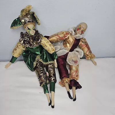 Sugar Loaf Classiques Jester Mardi Gras Coinstar Entertainment Green Gold 2 Doll • $18