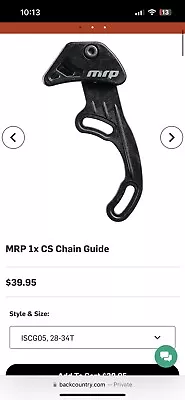 BRAND NEW - MRP 1XCS Chain Guide 28-34T ISCG-05 Black • $5