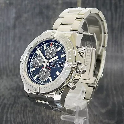 BREITLING Colt Chronograph A13388 S. Steel Automatic Men's Watch #W383 Rise-on • $3179