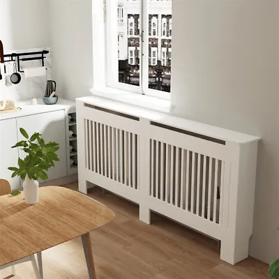 92/100cm Tall Large Radiator Cover Grill Shelf Cabinet MDF Barrier Fence Panles • £45.91