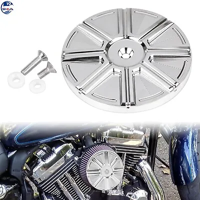 $42.98 • Buy Chrome Stage 1 Big Sucker Air Cleaner Cover For Harley Softail Road King Glide