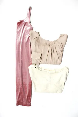 $41.99 • Buy Max Studio Zara Womens Faux Suede Velvet Slip Dress Blouse Size XS Small Lot 3