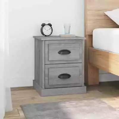 VidaXL Bedside Cabinet Grey Sonoma 39x39x47.5 Cm Engineered Wood • $87.85