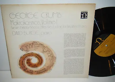 H-71293 George Crumb Makrokosmos Volume 1 David Burge Piano HP TAS List • £19.99