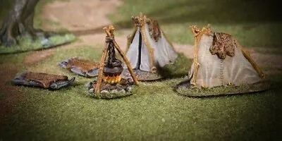 Roleplay 25mm 28mm Scenery D&D Wargame - Camp Site 2 • £11