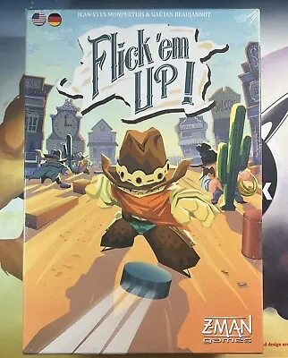 Flick ‘em Up! By Z-Man Games 2016 Dexterity Game “Plastic Version” New & Sealed • $57.99