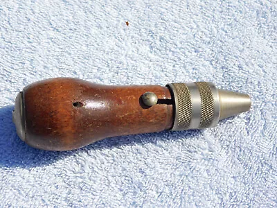 Vintage Leather / Canvas Sewing Awl Combination Tool W/ Wood Handle & 3 Needles • $9.99