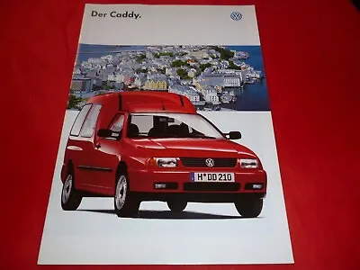 VW Caddy II 9KV Box Car Combination Brochure Brochure Leaflet From 1996 • $8.55