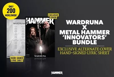 METAL HAMMER #360 WARDRUNA Ltd Edition Bundle With HAND SIGNED LYRIC SHEET @New • £26.44