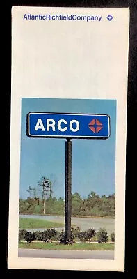 1970? Arco Atlantic Richfield Oil Co Highway Road Map Of Texas • $5