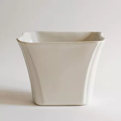 Vintage Alamo Pottery Vase White Flared San Antonio Texas Mid Century Modern • $29.98