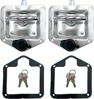 2 Pcs L8815 Tool Box Latch T Handle Latches With Lock Highly Polished  • $42