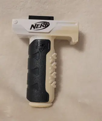 Nerf N-Strike White Pump Handle Vertical Grip Foregrip Accessory Part • $10