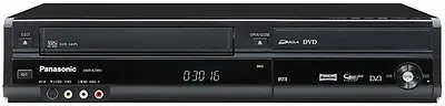 Panasonic DMR-EZ49V Black DVD & VHS Recorder Combo - Freeview - Black - USB • £205