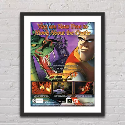 Dragon's Lair 3D XBOX Glossy Poster Print 18  X 24  G0258 • $22.98