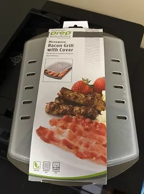 Progressive Prep Solutions Microwave Bacon Grill With Lid • $10