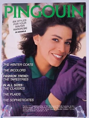 Vtg Pingouin Knitting Pattern Book PB NR78 • $10.75