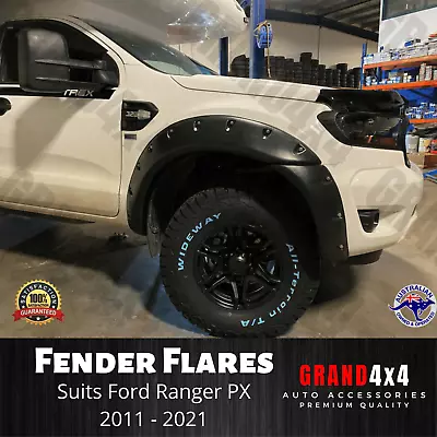 Jungle Front Fender Flares Guard Pocket Style To Suit Ford Ranger PX 2011-2021 • $279