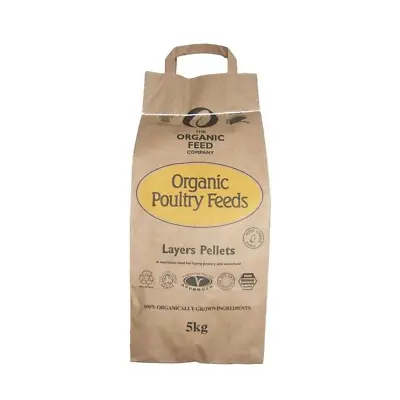 ORGANIC LAYERS PELLETS Allen & Page Organic Feed Co Layers Pellets 5kg • £18.47