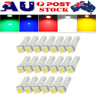 20Pcs T5 Car Dash Wedge Dashboard Instrument LED Light White Blue Red Amber 12V • $11.99