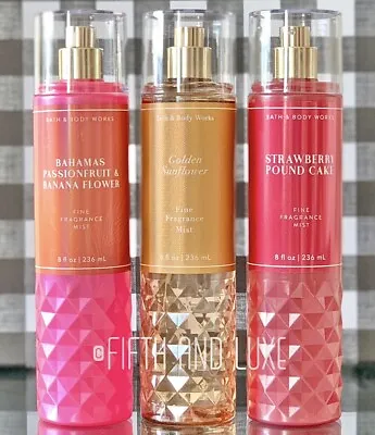 Bath & Body Works~FINE FRAGRANCE MIST BODY SPRAY~8 Oz~HUGE SELECTION~PICK 1 • $13.94