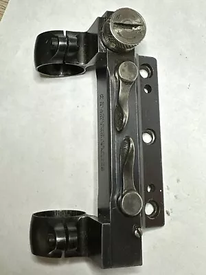 Griffin & Howe 7/8” Adjustable Scope Mount Rings W/side Plate Steel • $1599.95