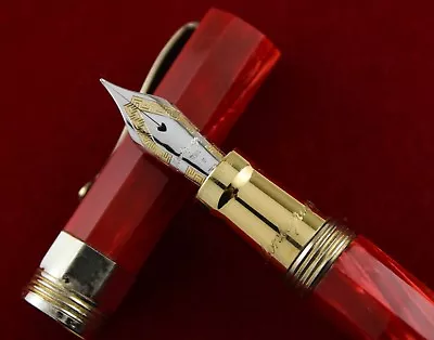 Montegrappa Red Vermeil Symphony Fountain Pen - M Nib - Prototype  • $2950