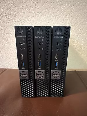 1-each-Dell OptiPlex 7050 Micro-Core I5 7th Gen. 2.7 GHz 8GB-256-SSD-M.2 • $75