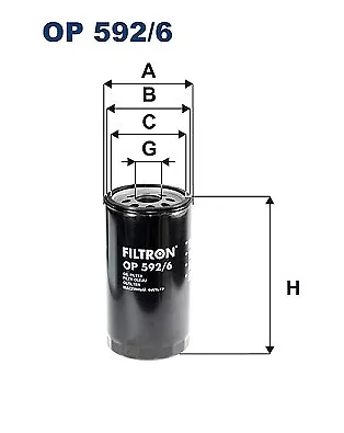 Fits FILTRON OP 592/6 OIL FILTER.IVECORENAULT TRUCK 98-/TRUCK  UK Stock • $91.28