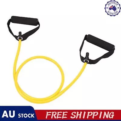 Resistance Bands With Handles Elastic Exercise Bands Exercise Cord (Yellow 10LB) • $9.19